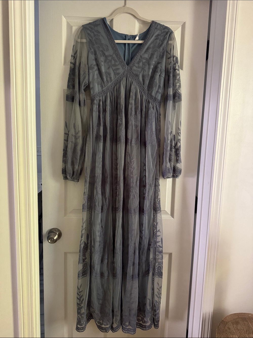 Maternity- Pink Blush- LS dress